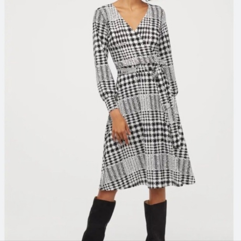 Richard Allen x H&M Plaid Wrap Dress
